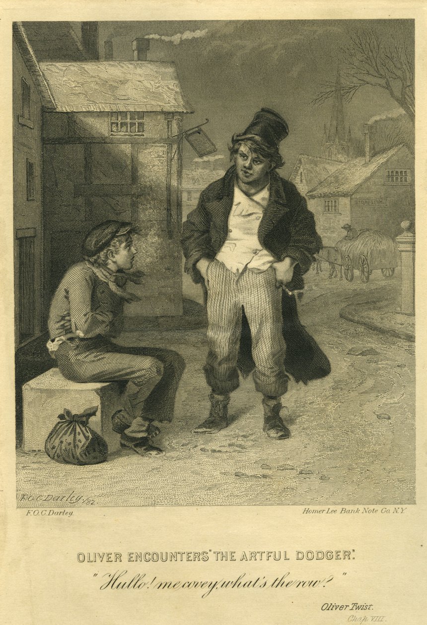 オリバーとの出会い「The Artful Dodger」 作： フェリックスオクタヴィウスカーダーリー