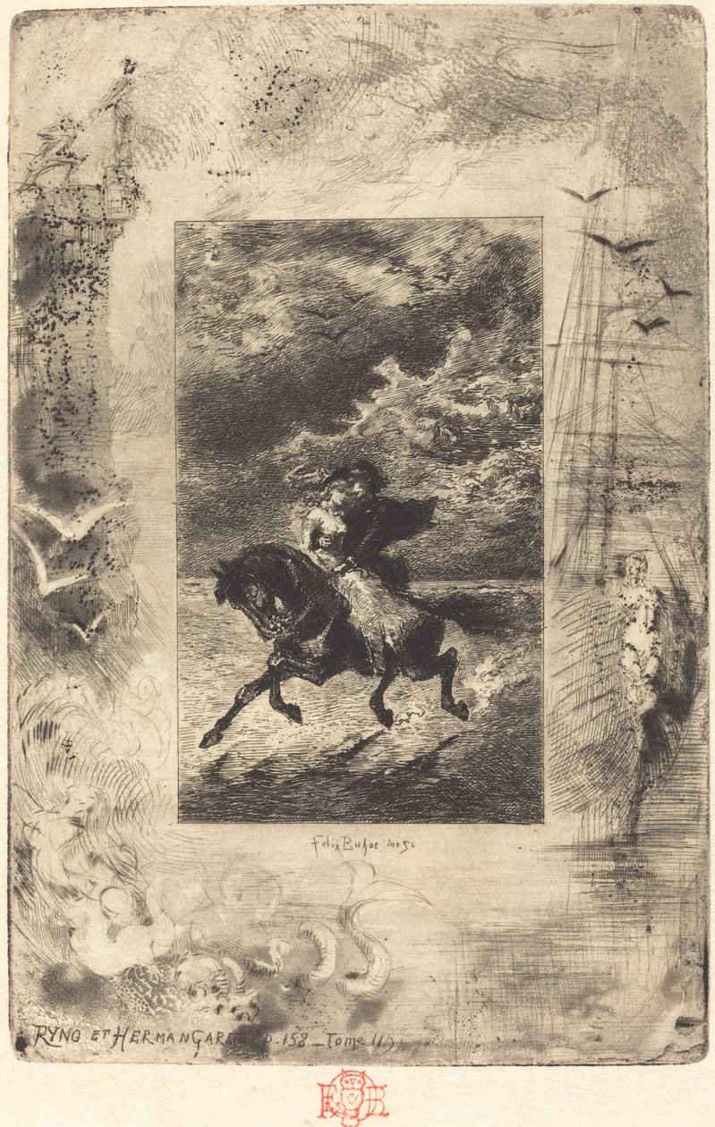 Ryno et Hermangarde、18791880。 作： フェリックス・ヒレール・ブホ