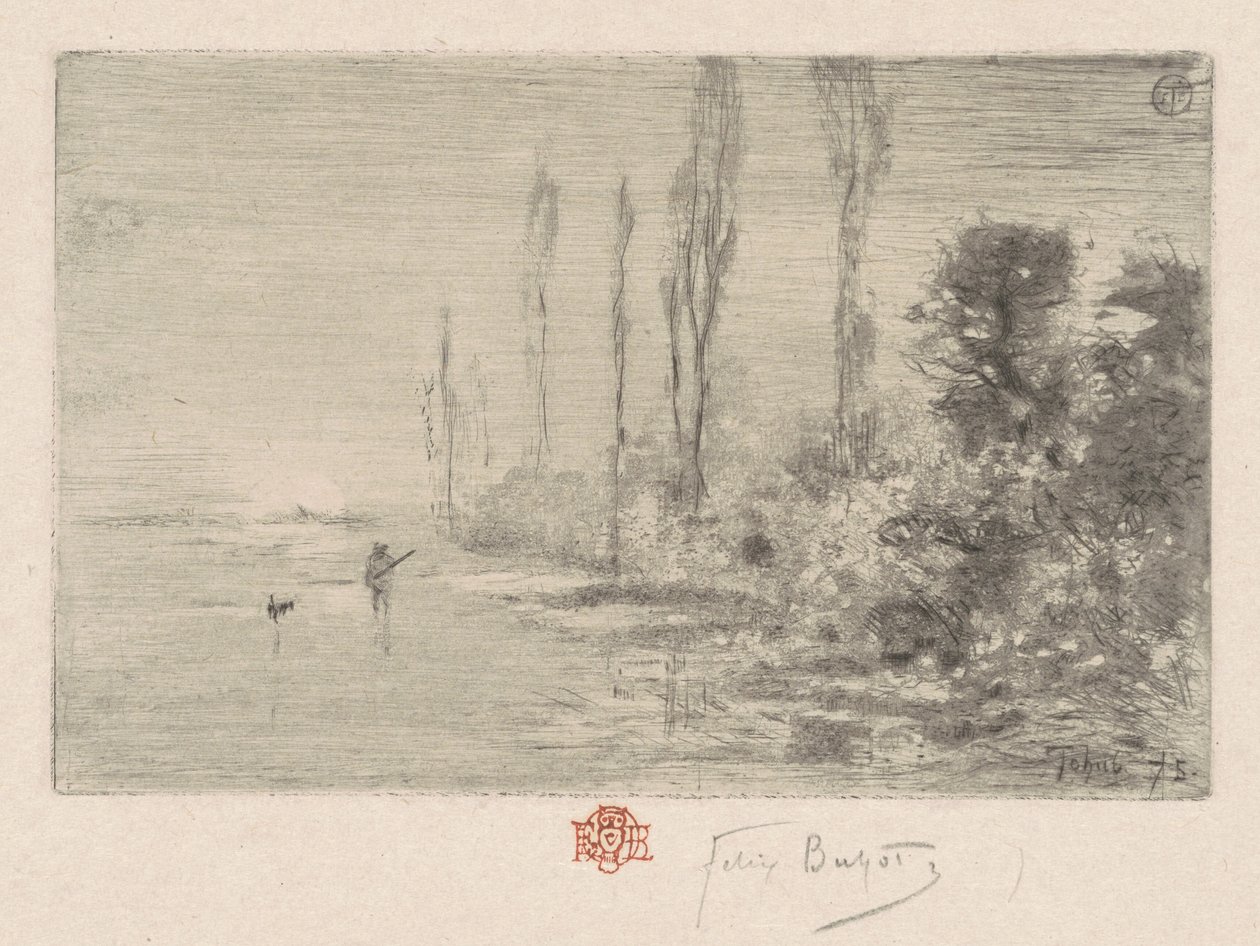 秋の朝、秋の午後、1875 年。 作： フェリックス・ヒレール・ブホ