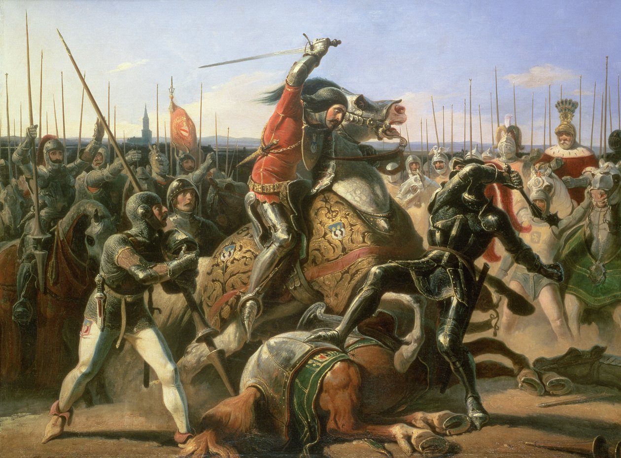 フリードランド公爵（1583-1634）、ウォーレンスタイン1632年、1839年 作： フェオドール・ディーツ