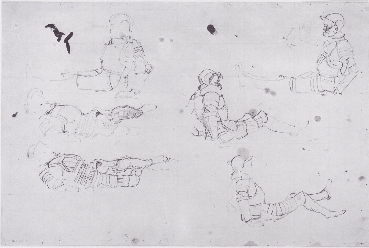 瀕死の戦士 作： フェルディナンドホドラー