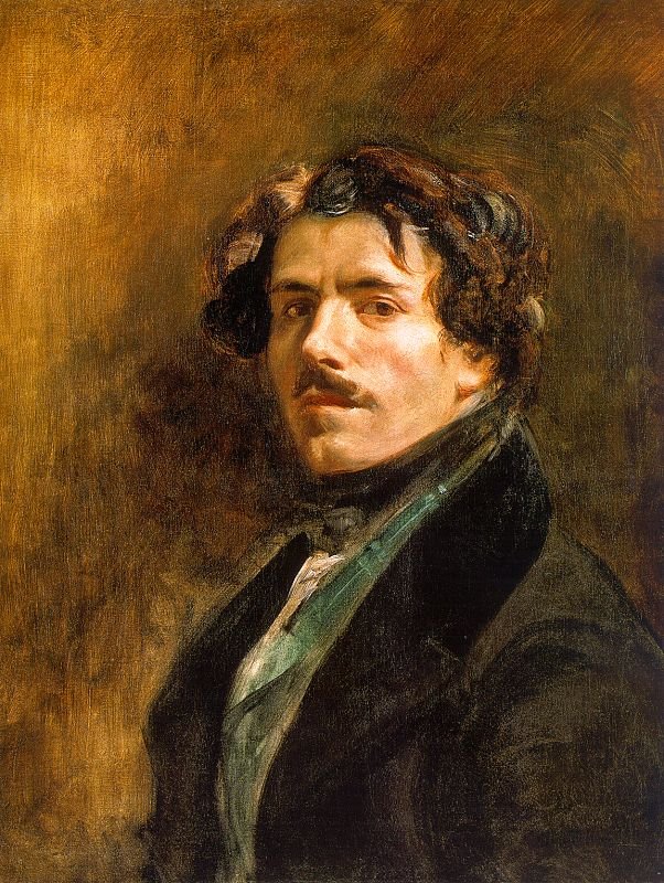 自画像 作： フェルディナンド・ビクター・ユージン・ドラクロワ