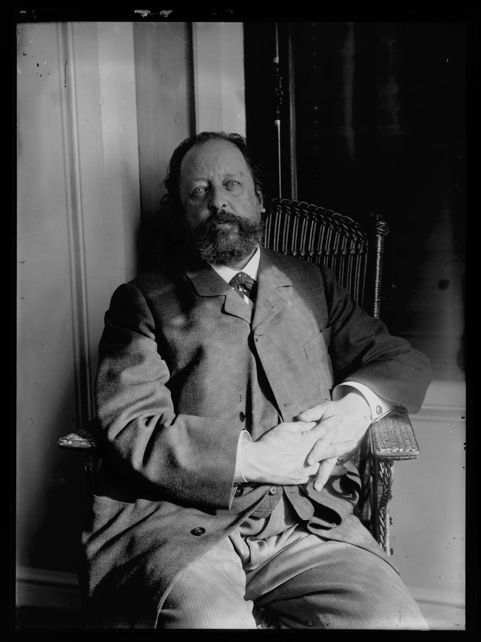 ポール・ヘイゼ（1830-1914）の写真 作： フェルディナンド・シュムッツァー
