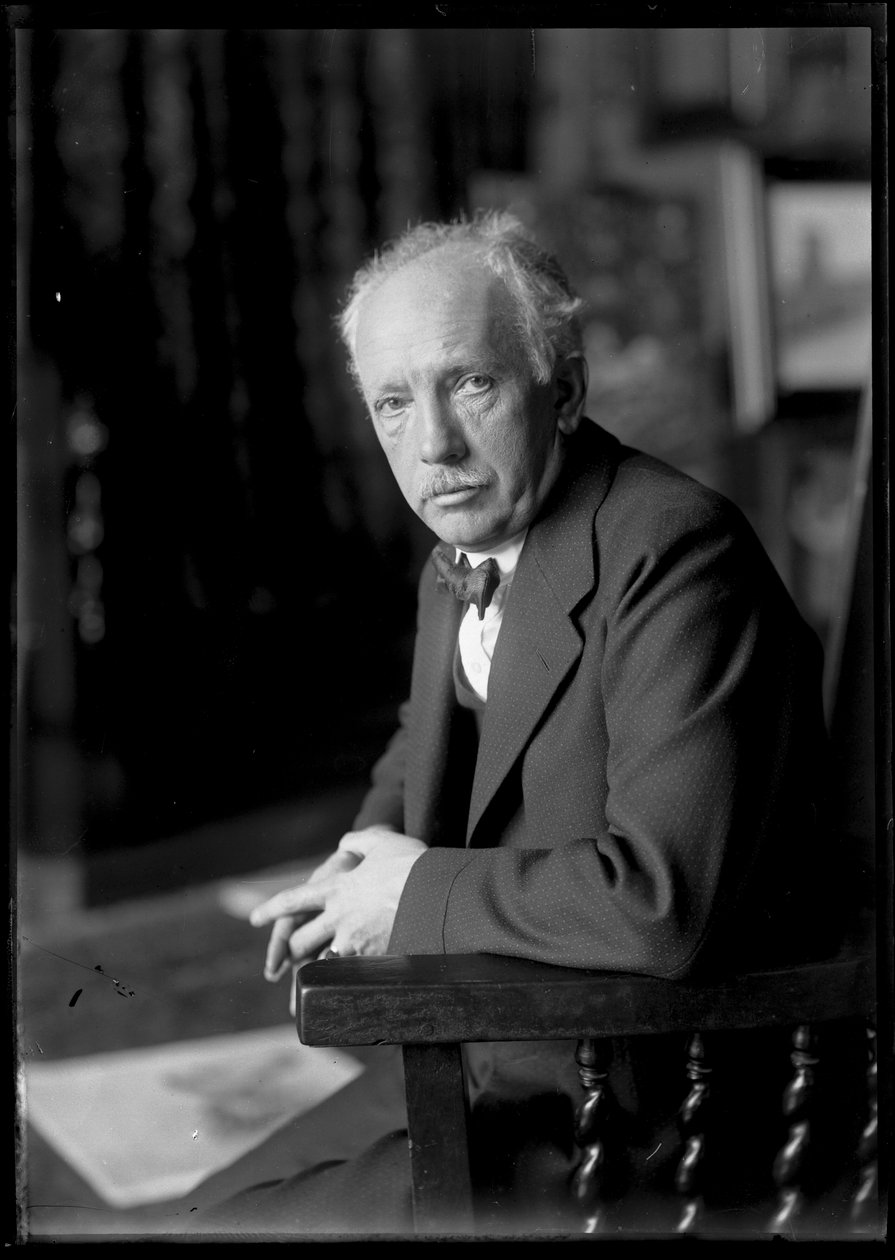 リヒャルト・シュトラウス（1864-1949）の写真 作： フェルディナンド・シュムッツァー
