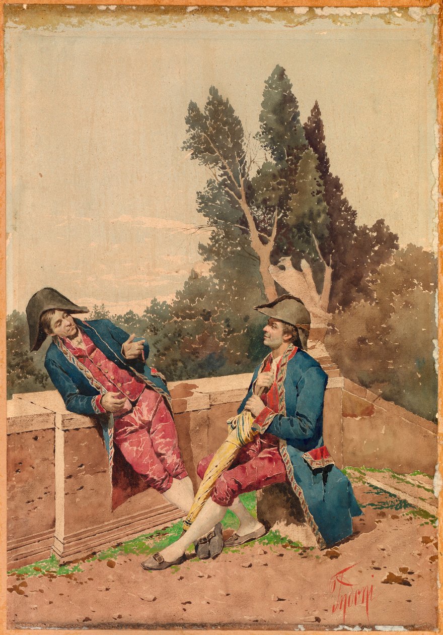 帝国の兵士、ca。 1880年。 作： フィリッポ・インドニ