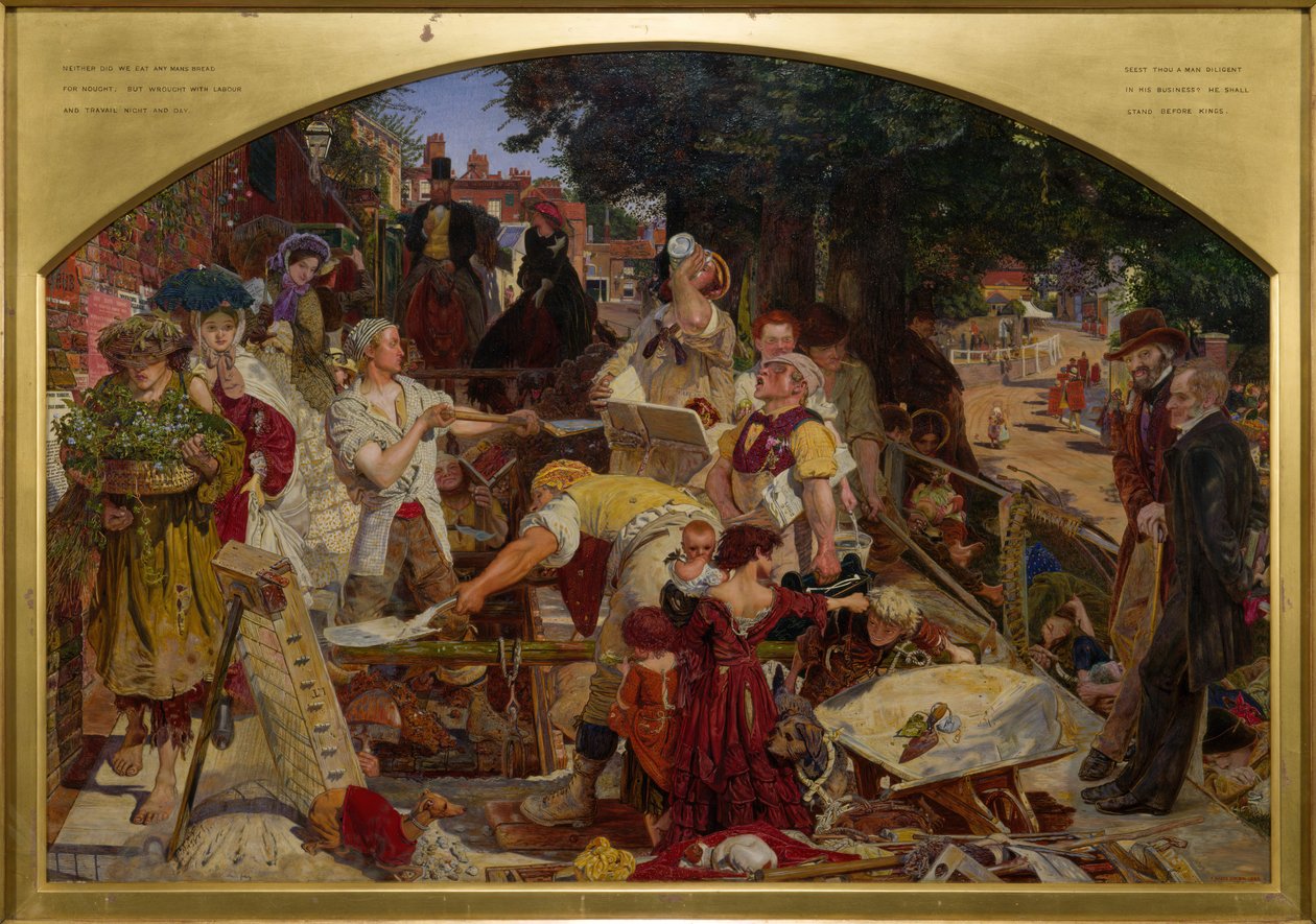 作品、1863年。 作： フォードマドックスブラウン