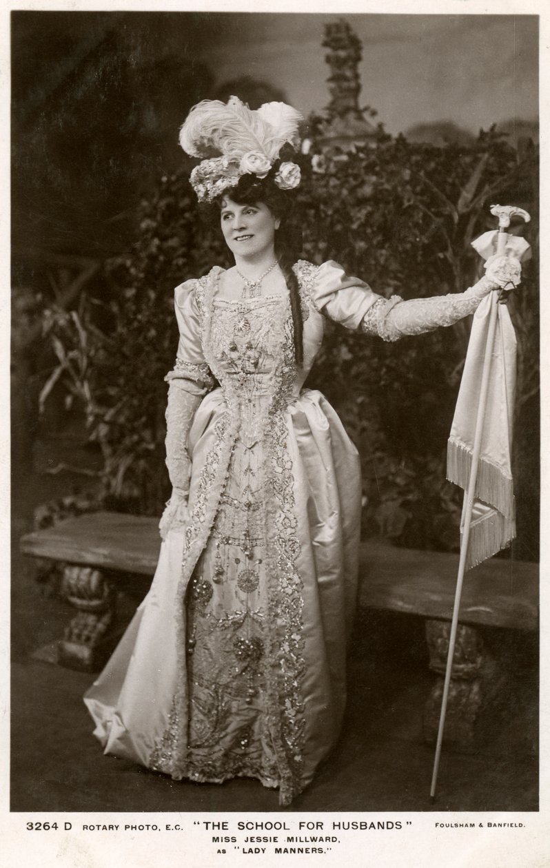 ジェシーミルワード、イギリスの女優、c1906。 作： ファウルシャムとバンフィールド