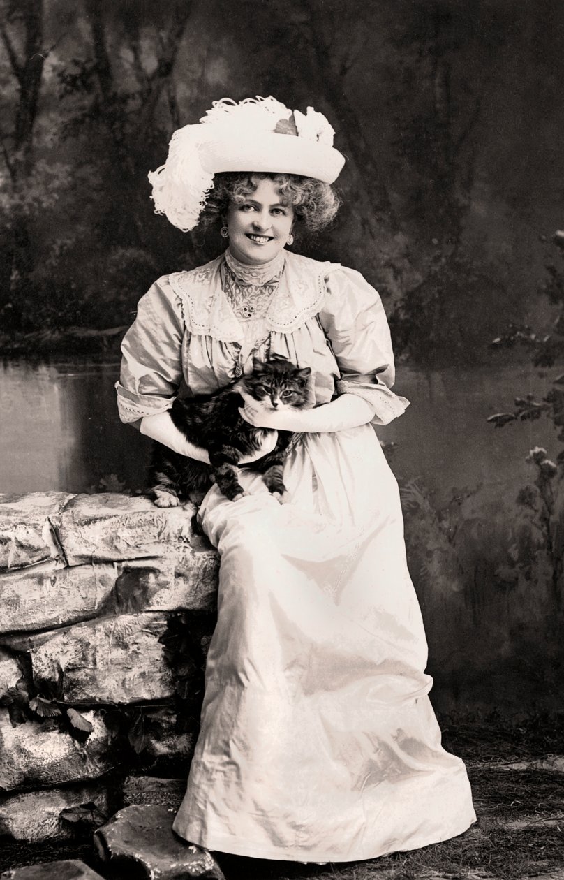 マリースタッドホルム1875-1930、イギリスの女優、1900年代。 作： ファウルシャムとバンフィールド