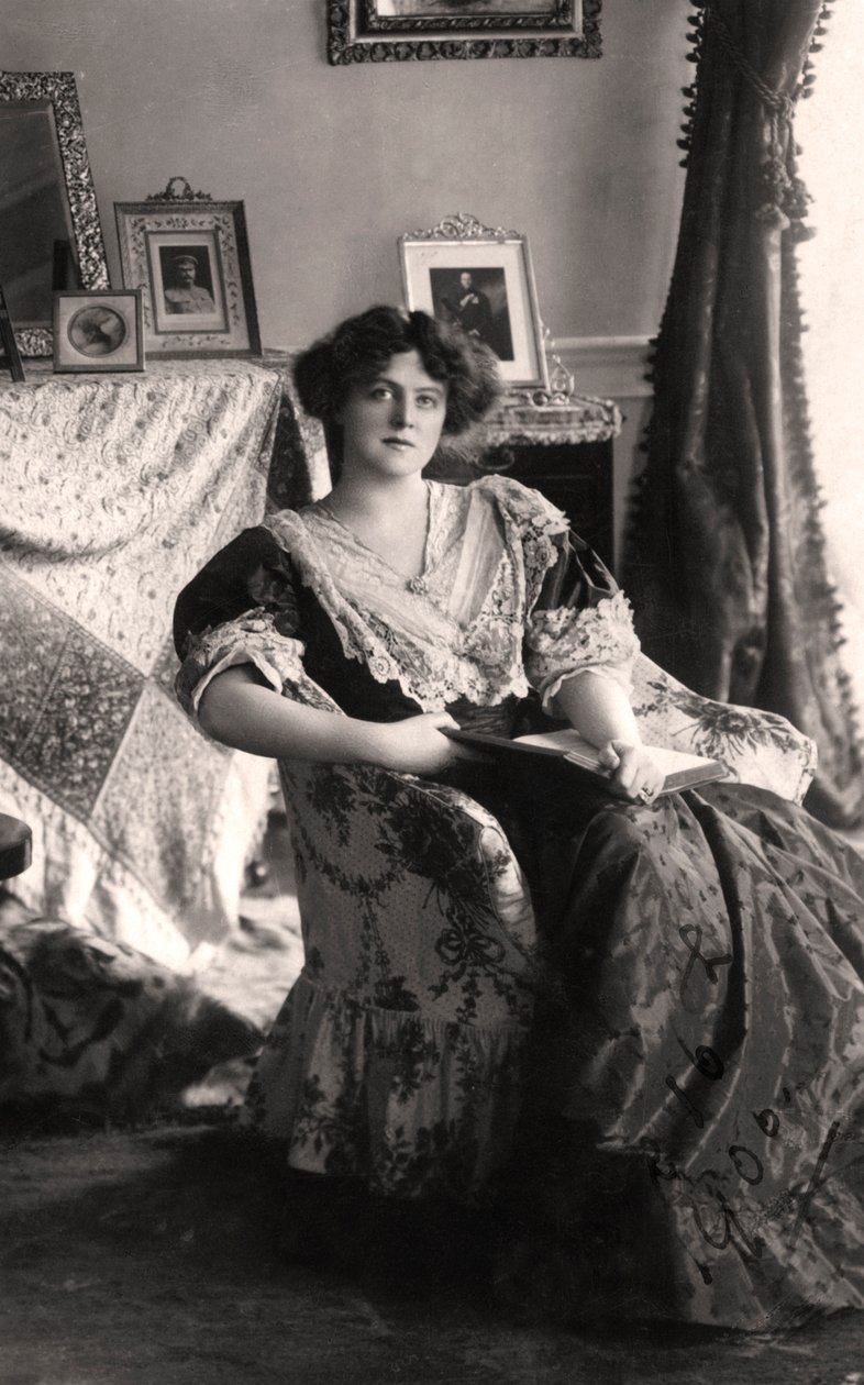 マリースタッドホルム1875-1930、イギリスの女優、1906年。 作： ファウルシャムとバンフィールド