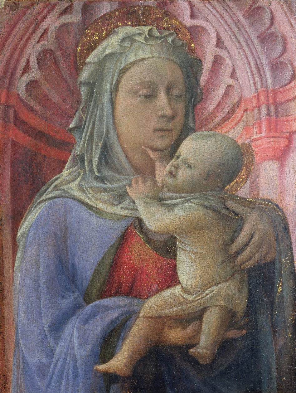 マドンナと子供、1430年頃 作： フラ・フィリッポ・リッピ