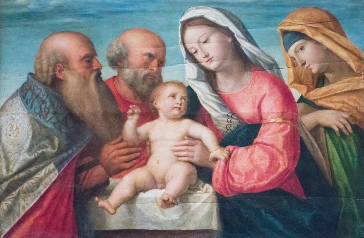 A Circuncisão de Jesus (óleo sobre tela) 作： フランチェスコビッソロ