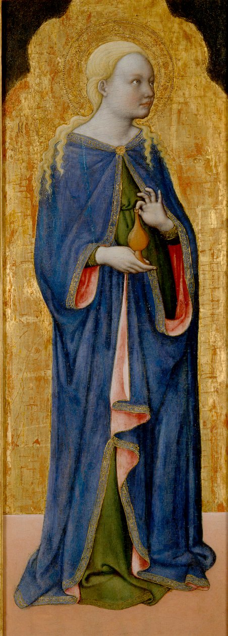 聖マグダラのマリア、c1443-1468 作： フランチェスコ・デ・フランチェスキ