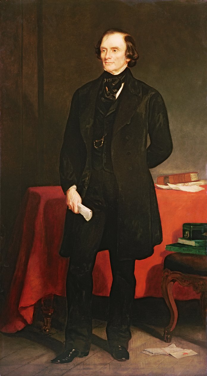 ジョンラッセルの肖像（1792〜1878年）、第1伯爵ラッセル、1853年 作： フランシス・グラント