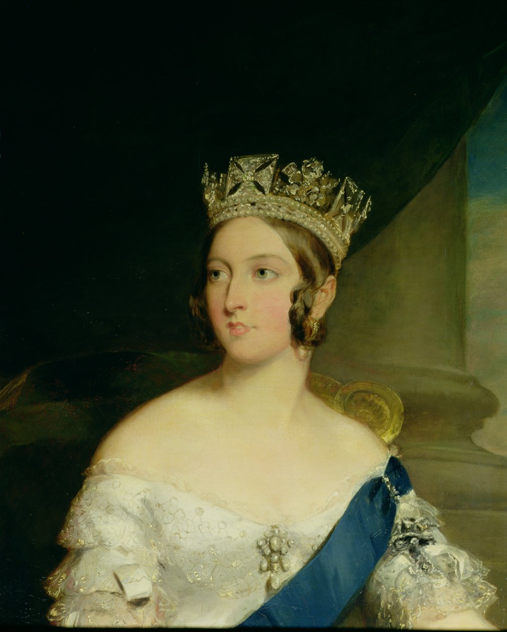 ビクトリア女王の肖像、1843年（27150の詳細） 作： フランシス・グラント