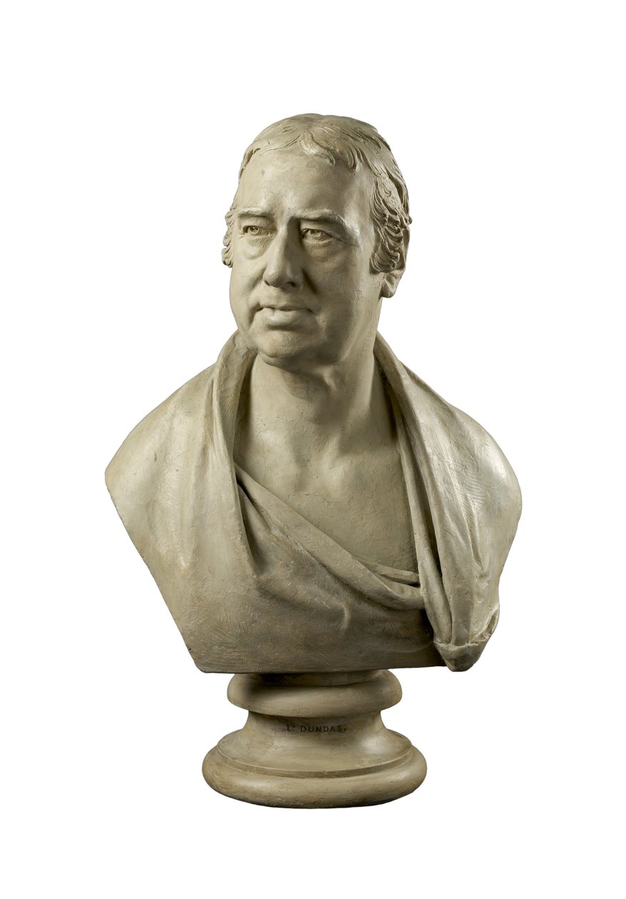 トーマス・ダンダスの胸像、第1男爵ダンダス・オブ・アッシュ（1741-1820）、1819-1820（パッチ） 作： フランシス・レガット・シャントレー