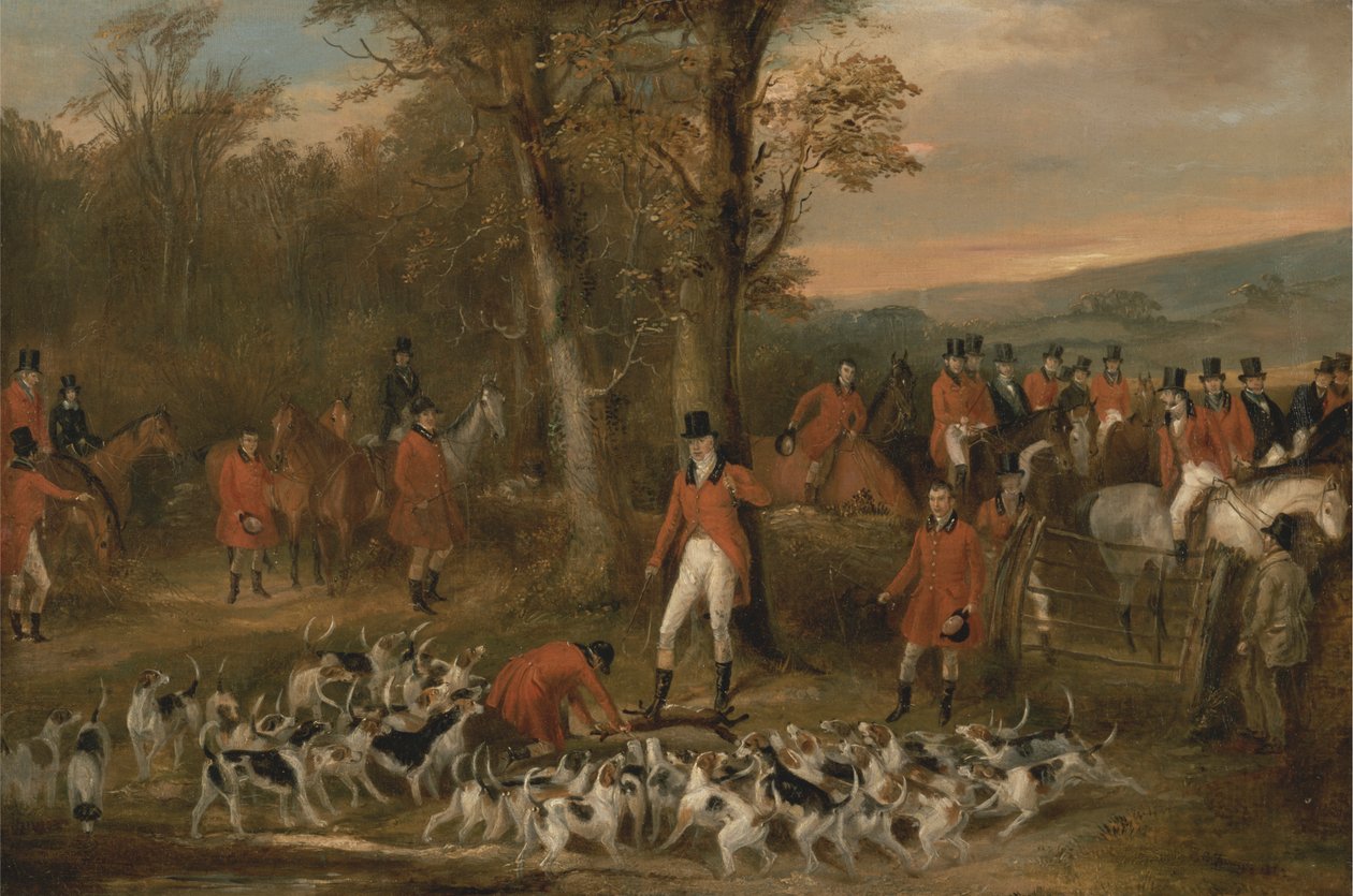 バークレーハント、1842年：死 作： フランシス・カルクラフト・ターナー