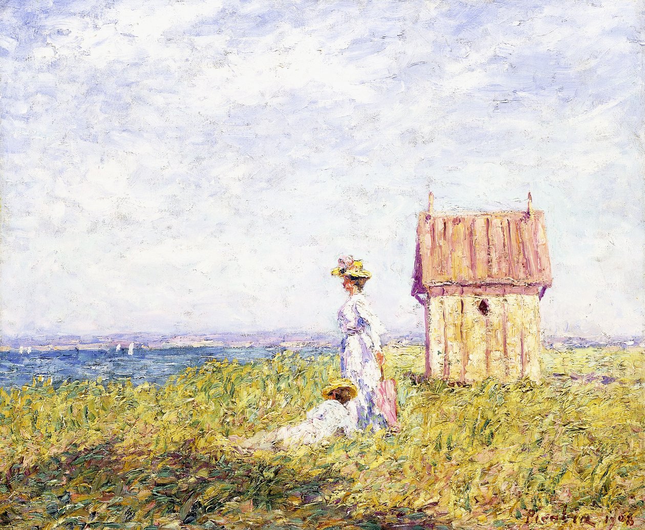 海辺のふたりの女 作： フランシス・ピカビア