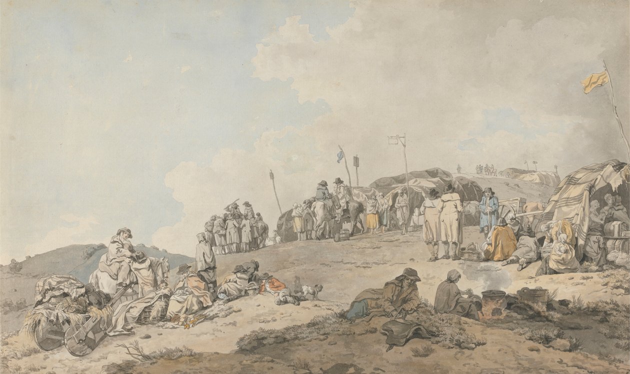ドニーブルック フェア、1782 年 作： フランシス・ホイートリー