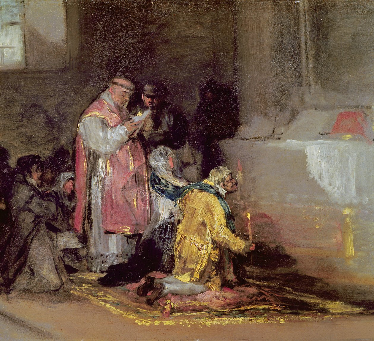 1819年頃の不一致の結婚 作： フランシスコ・デ・ゴヤ