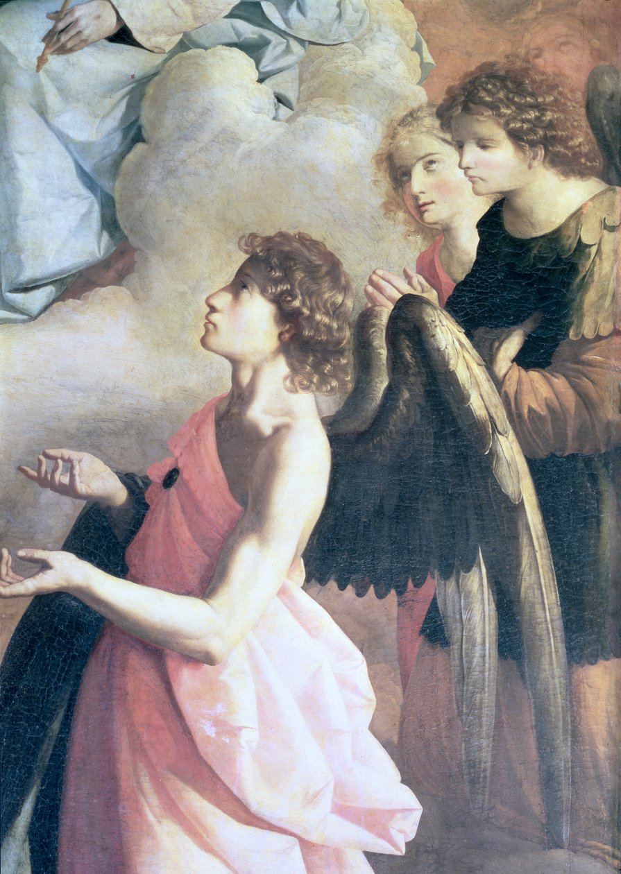天使：聖ヒエロニムスの神格化の詳細、c.1638-39 作： フランシスコ・デ・スルバラン