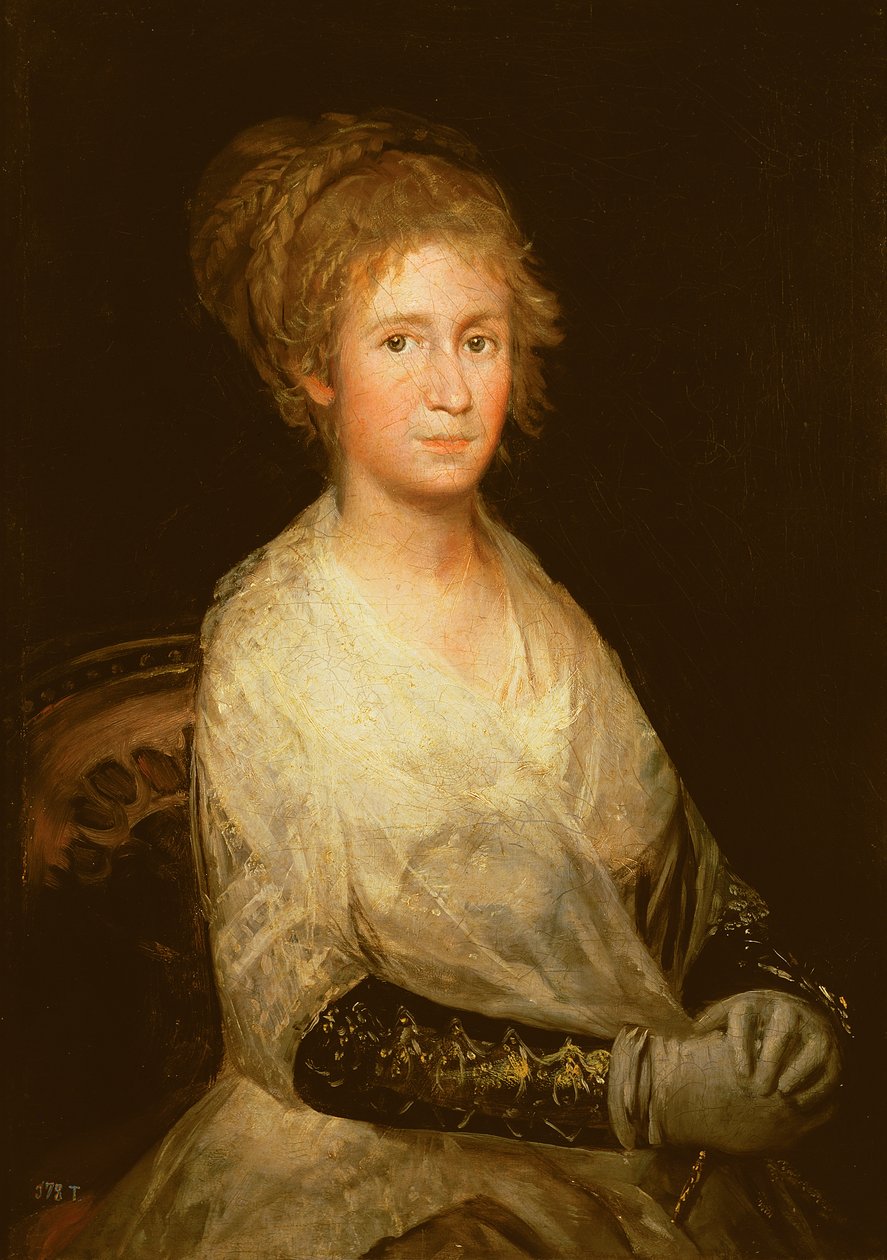 ジョヤヤバイユー（d.1812）、ゴヤの妻、1798年頃と思われる肖像画 作： フランシスコ・デ・ゴヤ