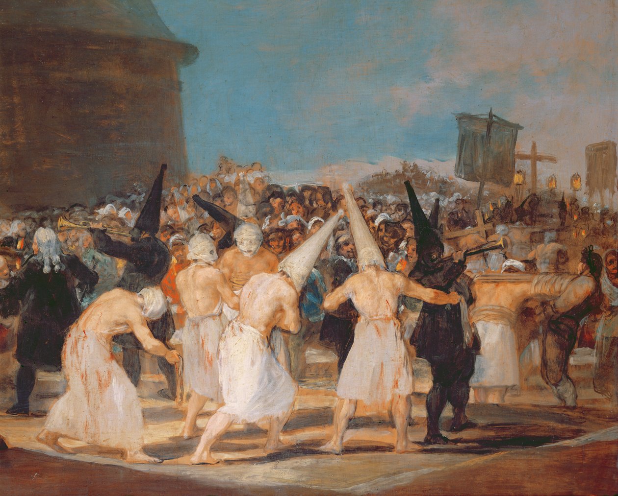 鞭毛の行列、1815-19油彩、キャンバス541 作： フランシスコ・デ・ゴヤ