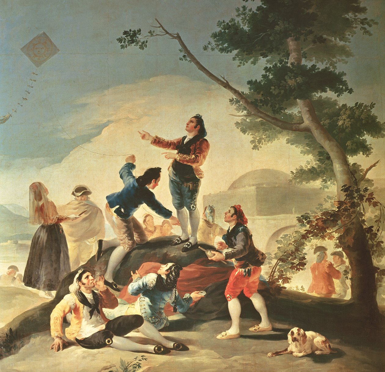 カイト、1777-78 作： フランシスコ・デ・ゴヤ