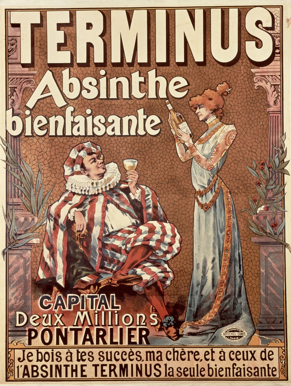 &39;Terminus Absinthe、Bienfaisante&39;、1896 作： フランシスコ・タマーニョ