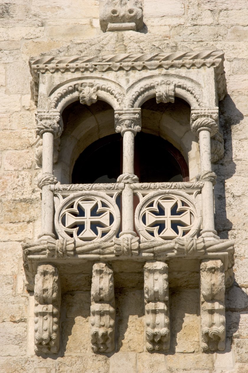 1514年頃に建てられたベレンの塔のバルコニー（237479、237480、237483も参照） 作： フランシスコデアルーダ