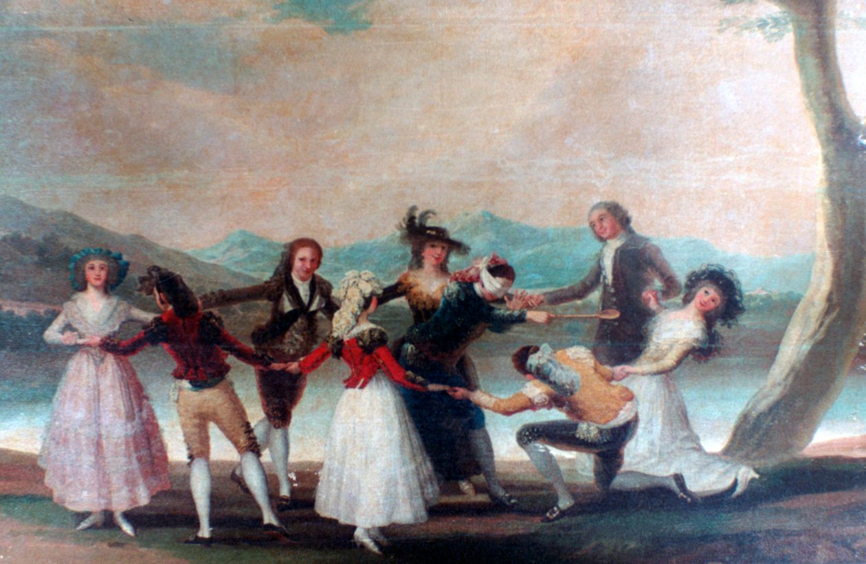 ブラインドマンバフ、1788〜1789年 作： フランシスコ・デ・ゴヤ