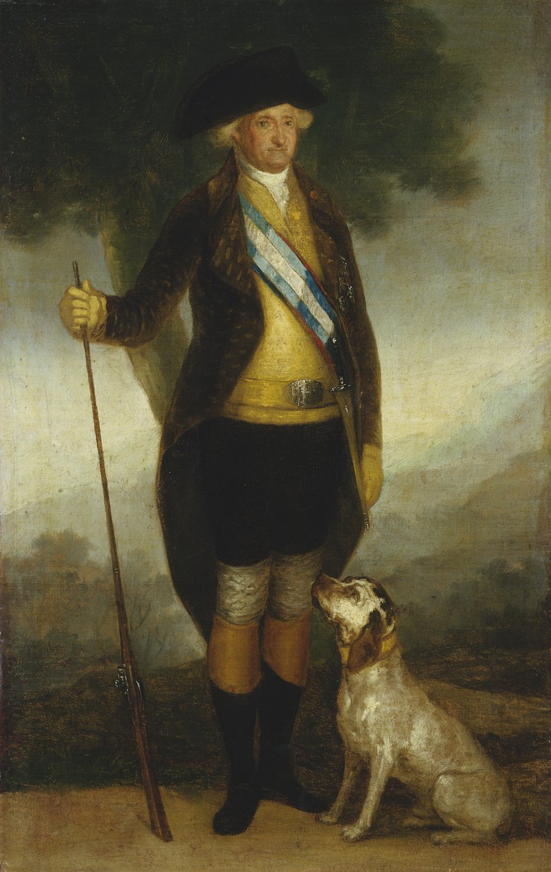 スペインのカルロス4世、狩猟c.1799-1800 作： フランシスコ・デ・ゴヤ