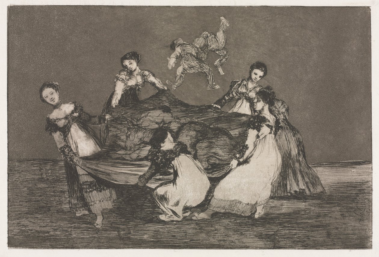 ことわざ：フェミニン・フォリー、1864年。 作： フランシスコ・デ・ゴヤ