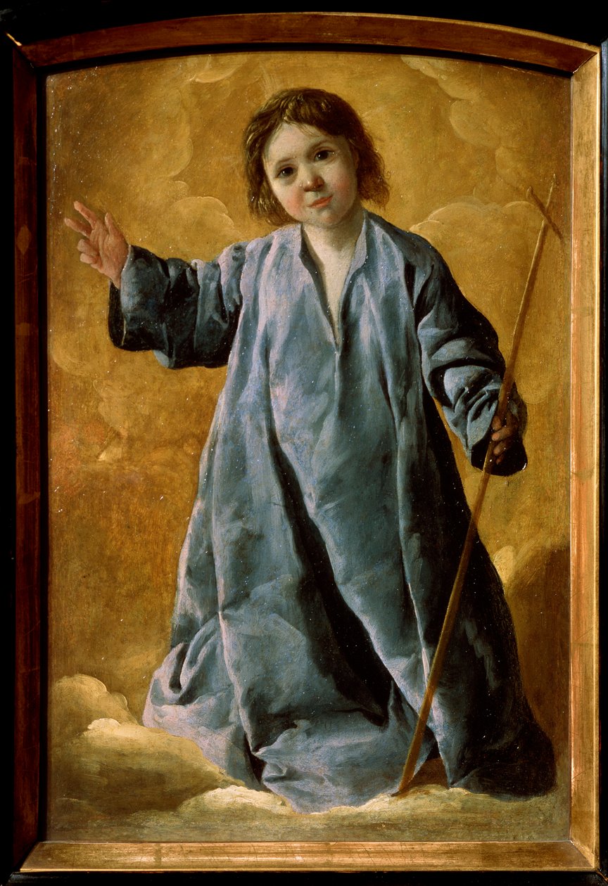 幼児キリスト、c1635-c1640。 作： フランシスコ・デ・スルバラン