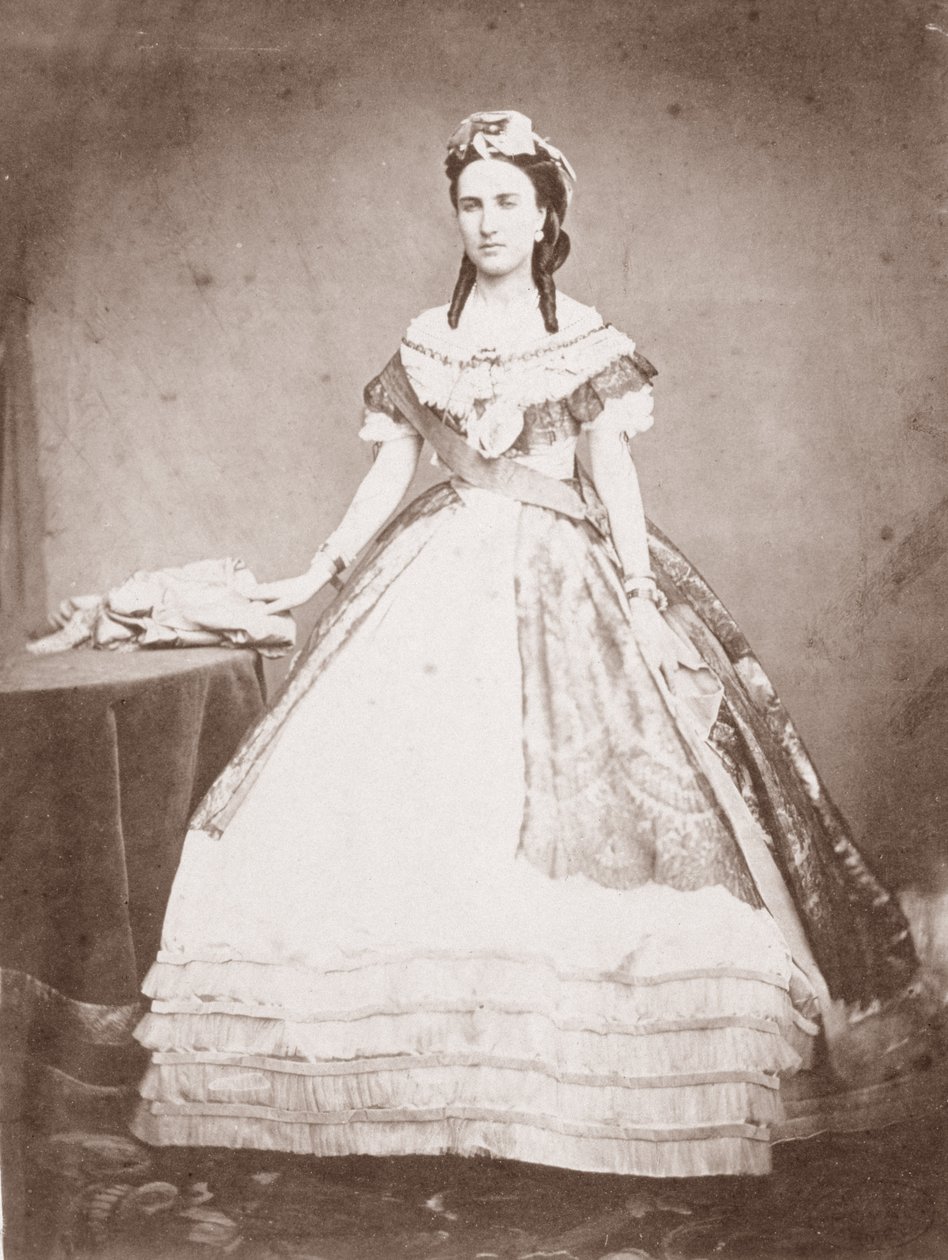 サクセ=コーブール=ゴータのシャーロット（1840-1927）ベルギーの王女とメキシコの皇后 作： フランソワ・オーベール