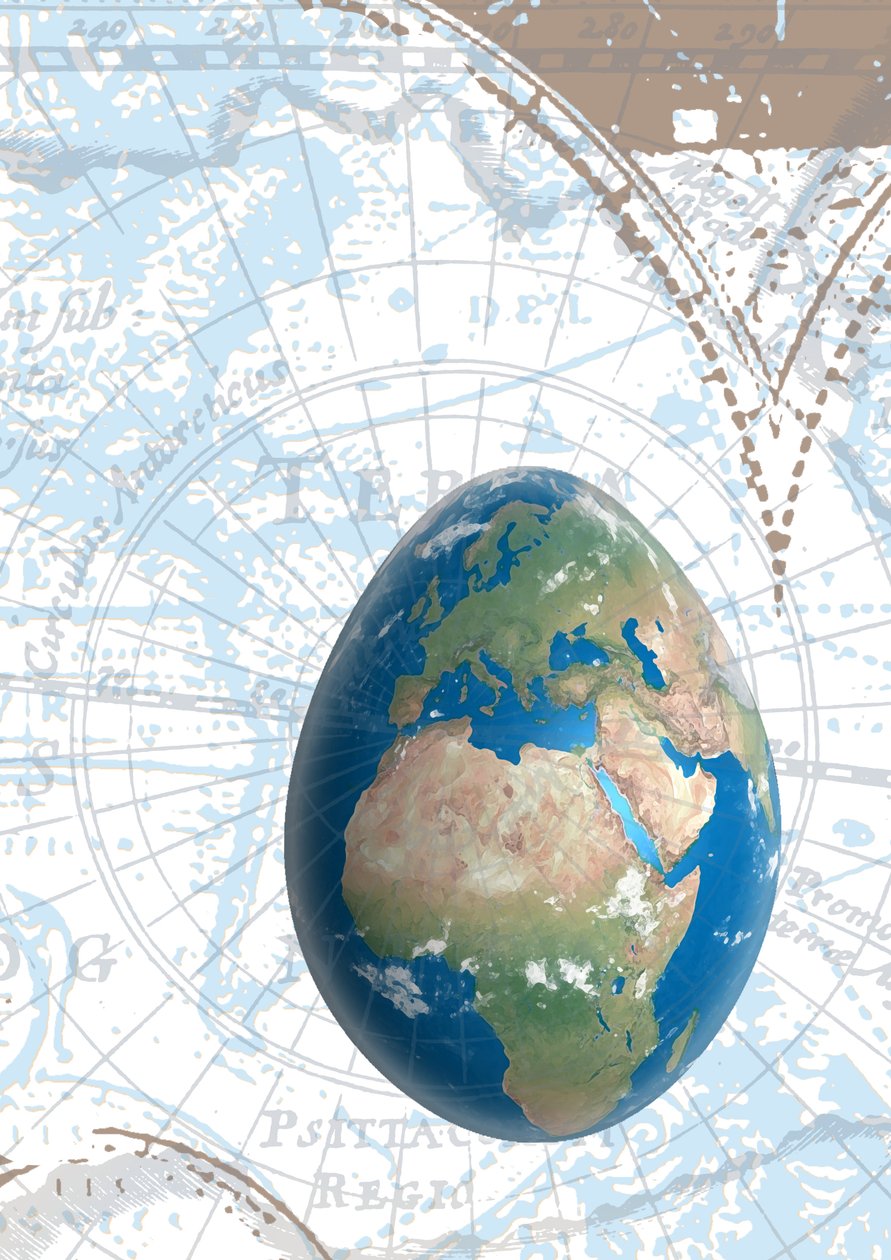 Egground the World、2015年、デジタル 作： フランソワ領域