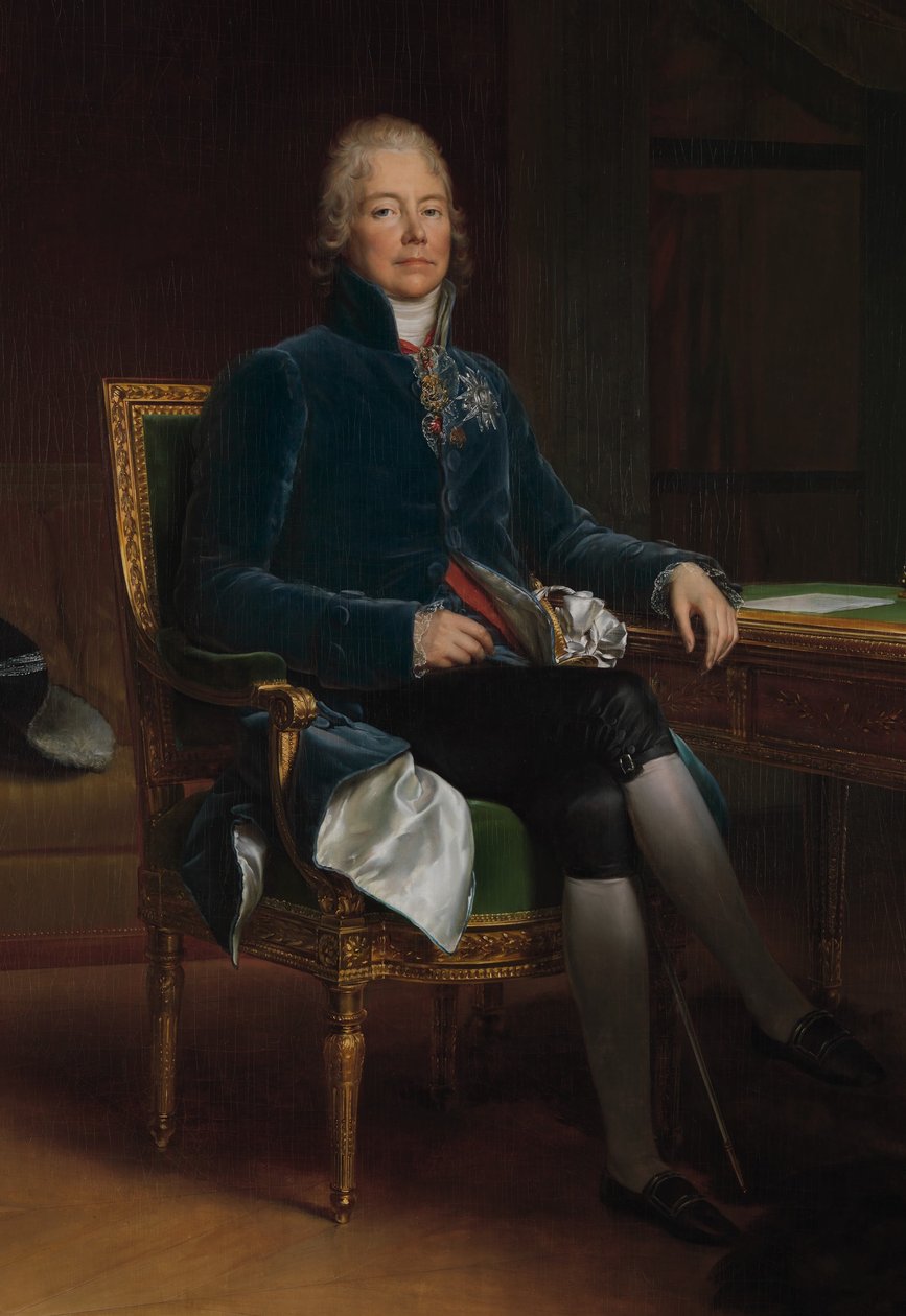 チャールズモーリスドタリーランペリゴール（1754年〜1838年）、ベネヴァンの王子 作： バロン・フランソワ・パスカルサイモン・ジェラール
