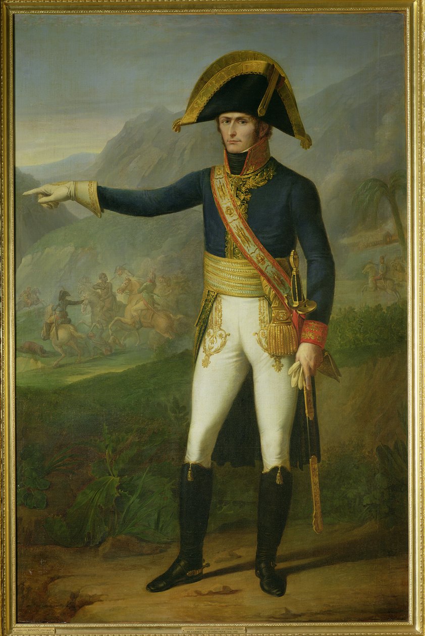チャールズ・ビクター・エマニュエル・ルクレール将軍の肖像（1772-1802） 作： フランソワ・ジョセフ・キンソン