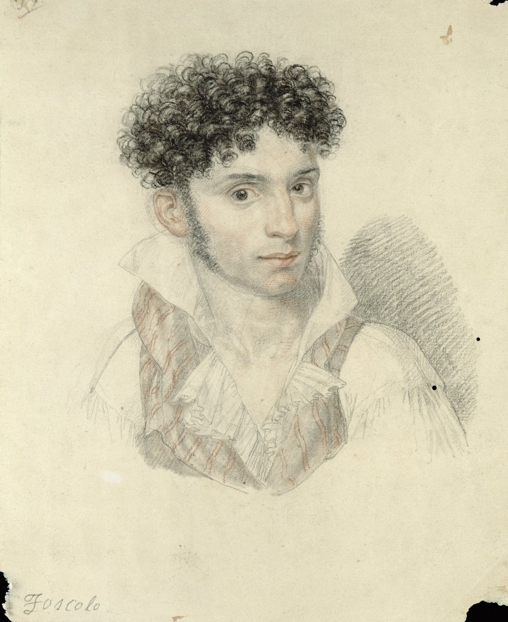 ウーゴ・フォスコロの肖像（1778-1827） 作： フランソワ・ザビエル・ファーブル