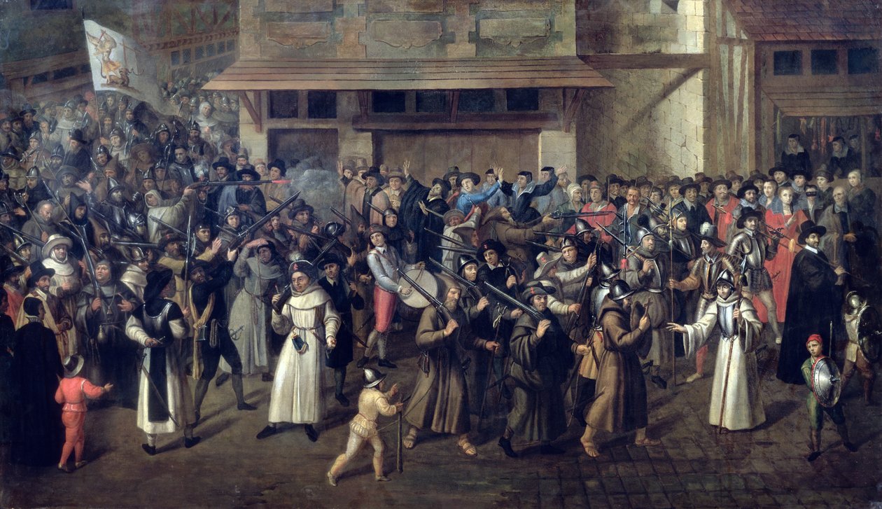 ホーリーリーグの行列、1590年〜93年 作： フランソワ・ブネル