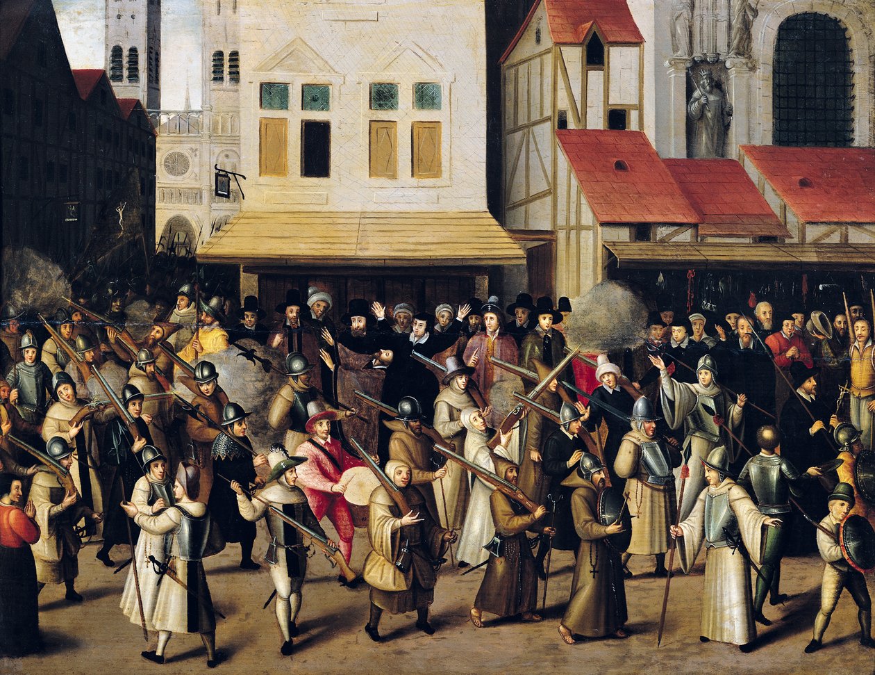 1590年の聖リーグの行列 作： フランソワ・ブネル