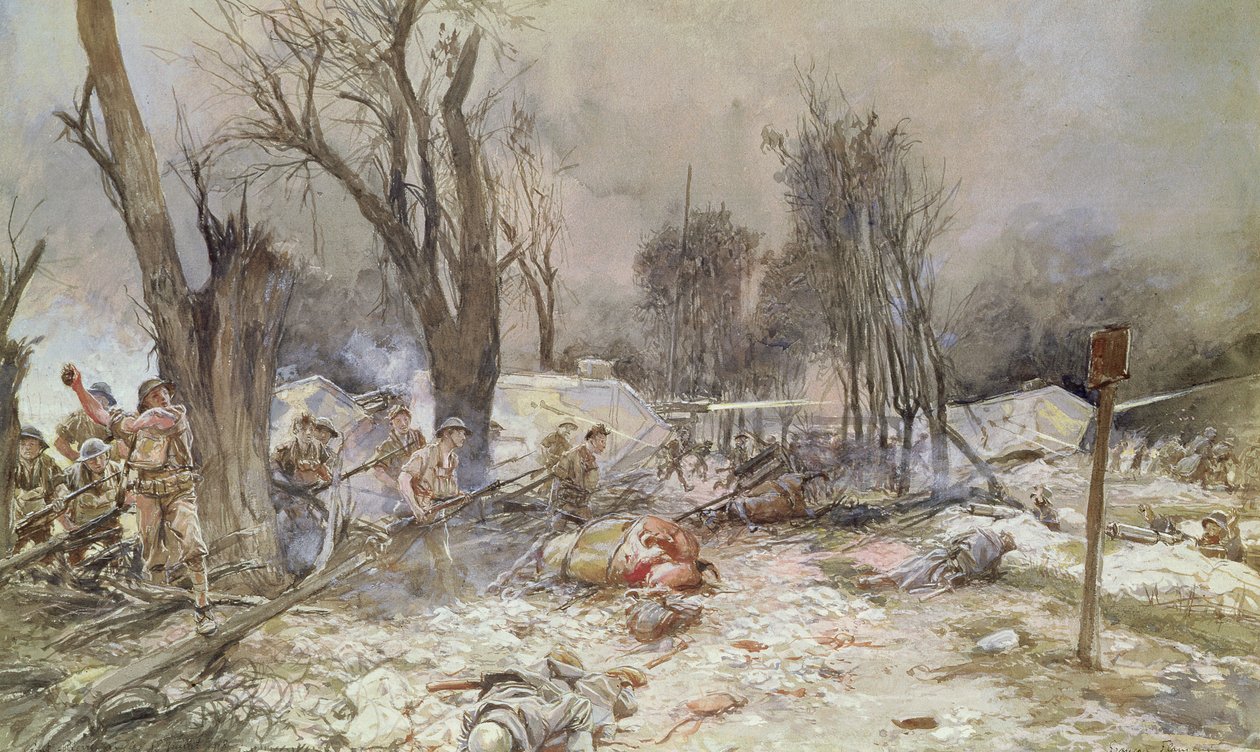 1918年7月、サンピエールエーグルでの攻勢 作： フランソワ・フラメン