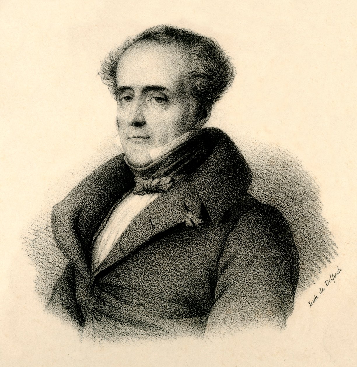 シャトーブリアン、1768-1848、c1830。 作： フランソワ・セラフィン・デルペック