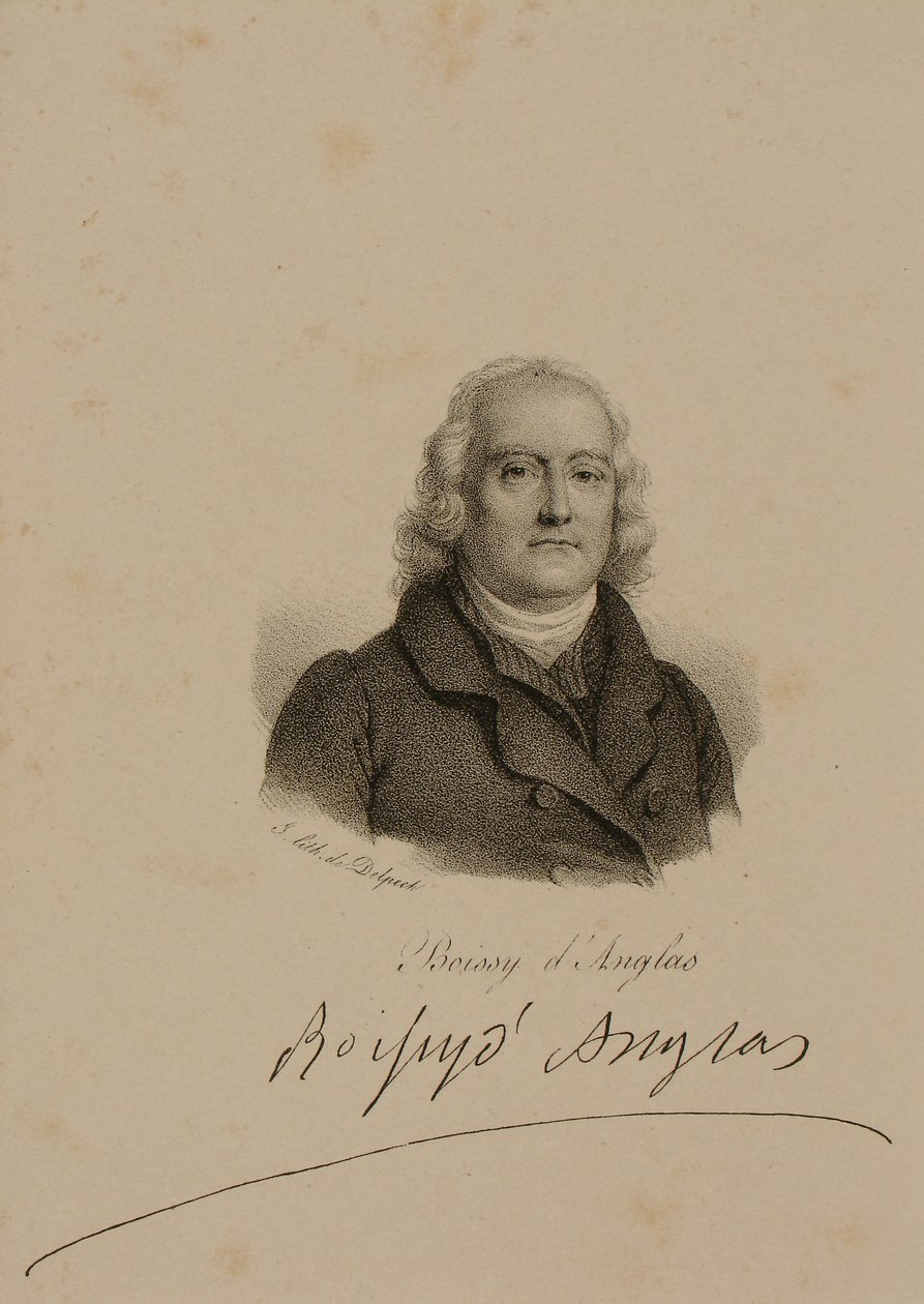 フランソワ・アントワーヌ・ボワシー・ダングラス（1756-1826） 作： フランソワ・セラフィン・デルペック