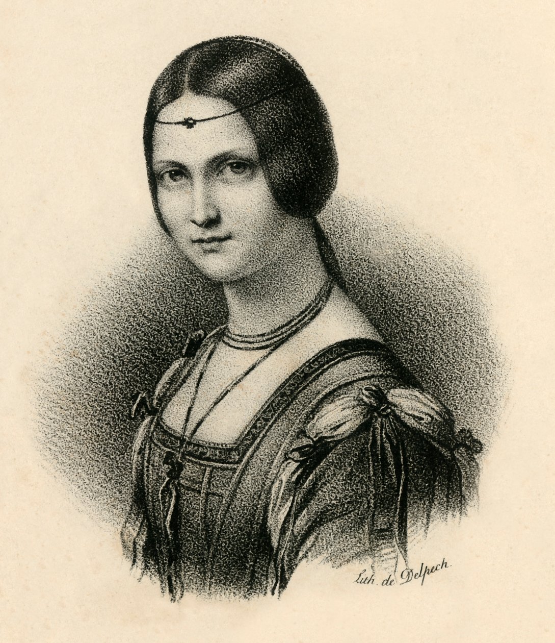 美しいフェロネール、c1830。 作： フランソワ・セラフィン・デルペック