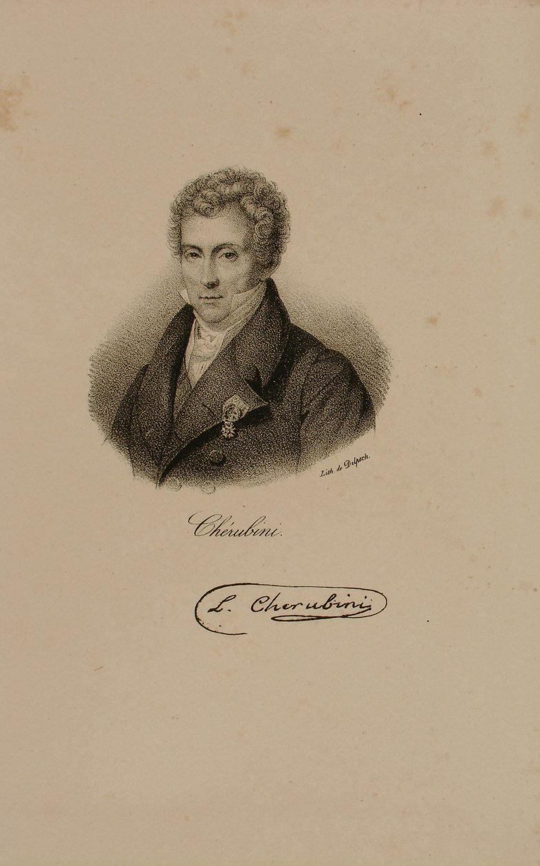ルイージ・ケルビーニ（1760-1842） 作： フランソワ・セラフィン・デルペック
