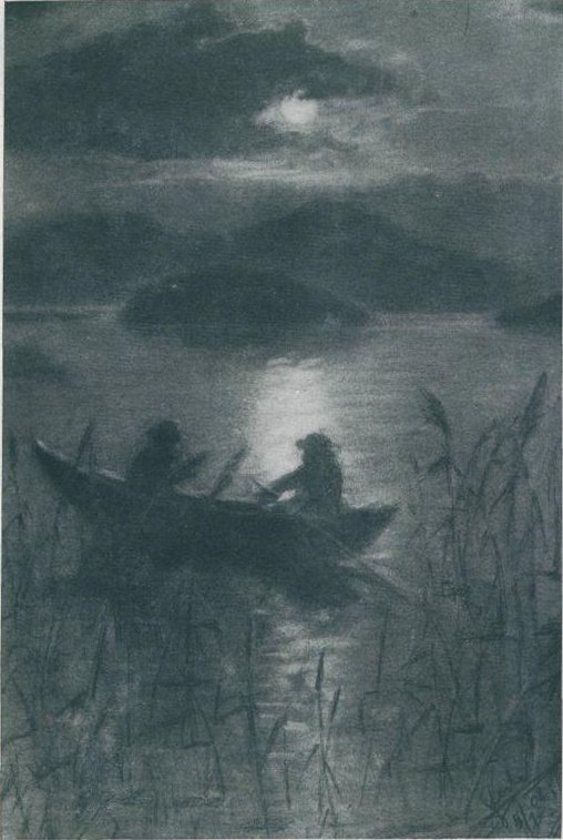チェルクニツァ湖の夜 作： フランジョスター