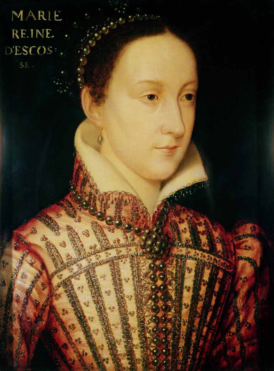 スコットランドのメアリー女王のミニチュア、1560年頃 作： フランソワ・クルーエ