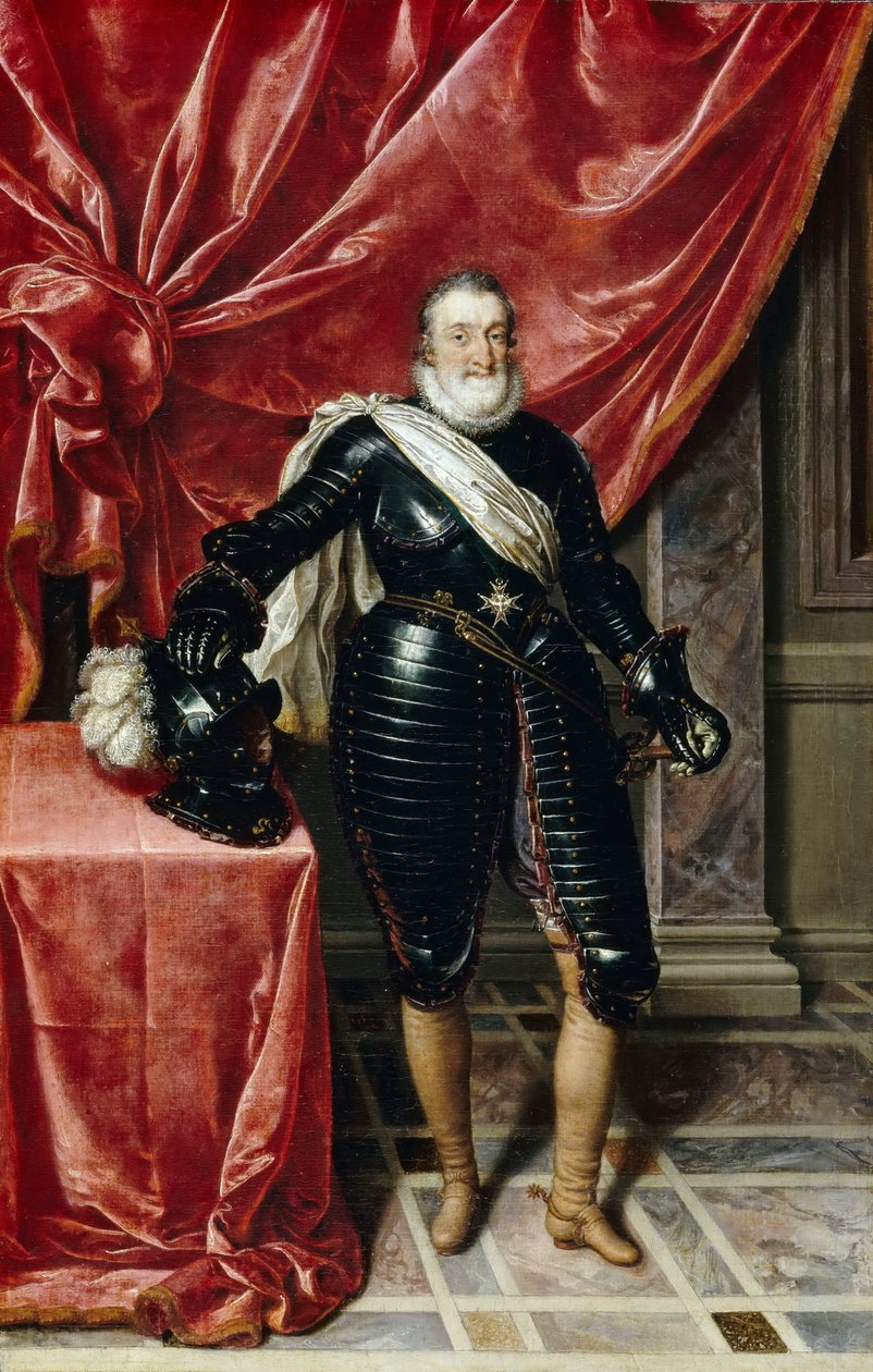 フランス国王ヘンリー4世（1553-1610）の鎧 作： Frans Pourbus the Younger