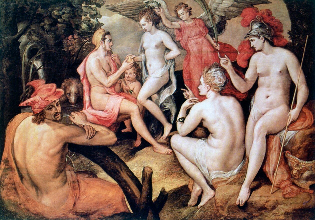 パリの判決、c1550 作： フランス・フロリス