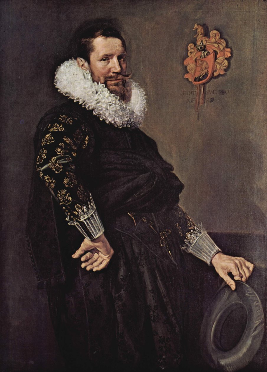 パウルス・ファン・ベレスタイン（1588-1636）の肖像 作： フランス・ハルス